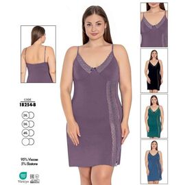 Фотография Ночнушка женская 18254B green р.2XL-4XL "Cotpark" недорого оптом от прямого поставщика