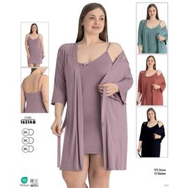 Фотография Комплект женский 16214B purple р.2XL-4XL "Cotpark" недорого оптом от прямого поставщика