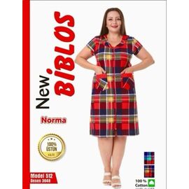 Фотография Халат женский 512-3648 red р.3XL-6XL "Cotpark" недорого оптом от прямого поставщика