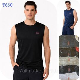 Майка чоловіча стильна р-ри XL-3XL (мікс кв)"NICOLAS" недорого від прямого постачальника