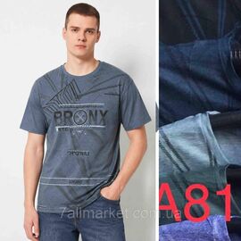 Футболка чоловіча молодіжна р-ри XL-5XL (мікс кв) "NICOLAS" недорого гуртом від прямого постачальника
