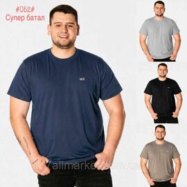 Футболка чоловіча молодіжна супер-батал р-ри 4XL-8XL (мікс кв) "NICOLAS" недорого гуртом від прямого постачальника