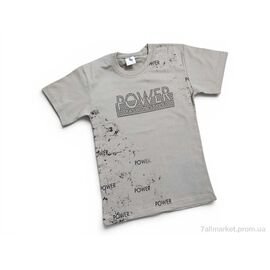 Футболка дитяча Літо 2622 POWER капучіно (4 шт. р.сітка9-12) "Kids-modnik" недорого оптом від прямого постачальника