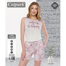 Фотография Пижама лёгкая женская 17225 white р.M-2XL "DONELLA" недорого оптом от прямого поставщика