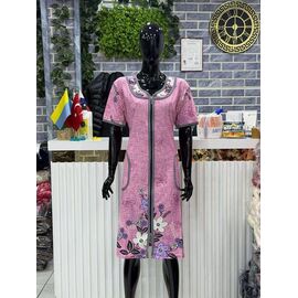 Фотография Халат женский 5982 pink р.XL-4XL "Cotpark" недорого оптом от прямого поставщика