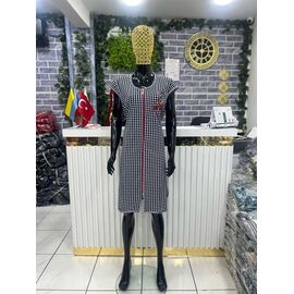 Фотография Халат женский 5996 white-red р.XL-4XL "Cotpark" недорого оптом от прямого поставщика