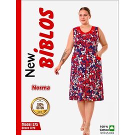 Фотография Халат женский 575-7279 red р.3XL-6XL "Cotpark" недорого оптом от прямого поставщика