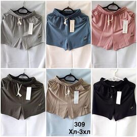 Фотография Шорты женские 309 mix р.XL-3XL "WELL" недорого оптом от прямого поставщика