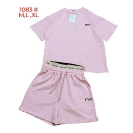 Фотография Костюм женский 1083 pink р.M-XL "Katty" недорого оптом от прямого поставщика