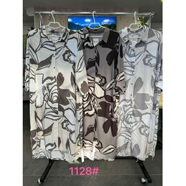 Фотография Платье летнее женское 1128 l.grey-brown р.3XL-6XL "P.HEY" недорого оптом от прямого поставщика