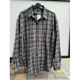 Сорочка жіноча 7753 grey р.3XL-6XL "P.HEY" недорого оптом від прямого постачальника