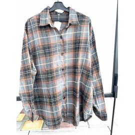 Фотография Рубашка женская 7753-4 grey р.3XL-6XL "P.HEY" недорого оптом от прямого поставщика