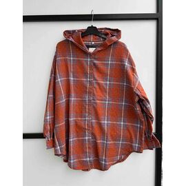 Фотография Рубашка женская 7758-3 orange р.3XL-6XL "P.HEY" недорого оптом от прямого поставщика