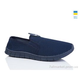 Сліпони чоловічі модні Літо 4200 синій (6 пар р.41-45) "Lot Shoes" недорого оптом від прямого постачальника