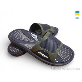 Шльопанці чоловічі пляжні Літо M2 чорний (8 пар р.41-45) "Rai shoes" недорого оптом від прямого постачальника