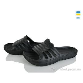 Фотография Шлепки мужские пляжные Лето П48 чорний (6 пар р.40-45) "Rai shoes" недорого оптом от прямого поставщика