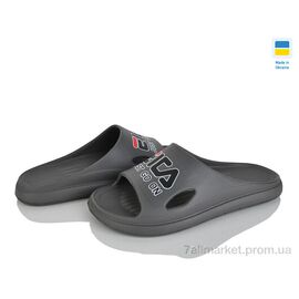Шльопанці чоловічі пляжні Літо С79 сірий (6 пар р.41-45) "Rai shoes" недорого оптом від прямого постачальника
