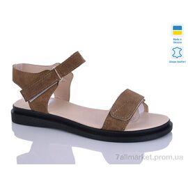 Фотография Босоножки женские летние Лето 13 camel з. (6 пар р.36-40) "Sali" недорого оптом от прямого поставщика