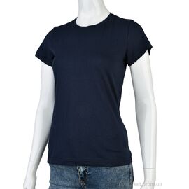 Фотография Футболка женская Лето 851M navy (4 шт. р.сетка S-XL) "Textile" недорого оптом от прямого поставщика