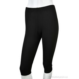 Фотография Бриджи женские Лето 6001 black (5 шт. р.сетка 2XL-6XL) "Textile" недорого оптом от прямого поставщика