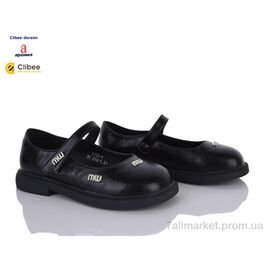 Туфлі дитячі зручні Весна/осінь A2759 black (6 пар р.32-37) "Clibee-Doremi" недорого оптом від прямого постачальника