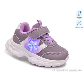 Кросівки дитячі модні Весна/осінь 65147K LED (8 пар р.21-26) "TOM.M" недорого оптом від прямого постачальника