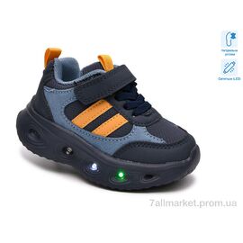 Кросівки дитячі модні Весна/осінь 65143X LED (8 пар р.21-26) "TOM.M" недорого оптом від прямого постачальника