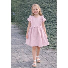 Сукня дитяча легка на дівчинку FK1808 pink р.116-128 "Fili kids" недорого оптом від прямого постачальника