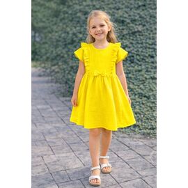 Сукня дитяча легка на дівчинку FK1810 yellow р.116-128 "Fili kids" недорого оптом від прямого постачальника