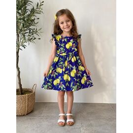 Сукня дитяча легка на дівчинку FK1879 navy р.116-128 "Fili kids" недорого оптом від прямого постачальника