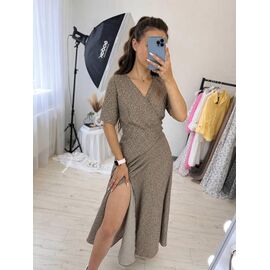 Фотография Платье летнее женское 221 beige р.42-52 "Alisa Brand" недорого оптом от прямого поставщика