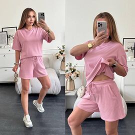 Фотография Костюм женский 2223 pink р.42-52 "Alisa Brand" недорого оптом от прямого поставщика