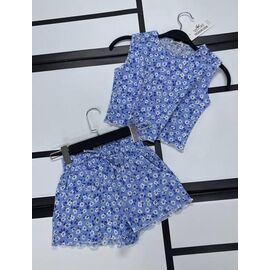 Костюм дитячий на дівчинку 521 blue р.128-152 "Kosmy" недорого оптом від прямого постачальника