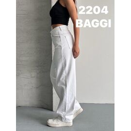 Джинси жіночі 2204 white р.34-40 "Ruxa" недорого оптом від прямого постачальника
