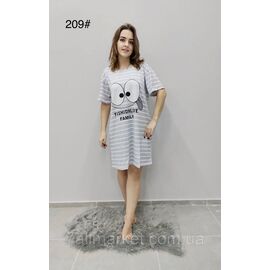 Фотография Платье-туника женское домашнее р-р универсал 50-54(микс) "FLOWER" купить недорого от прямого поставщика