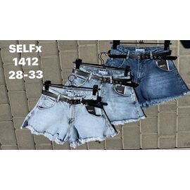 Фотография Шорты женские 1412-2 l.blue р.28-33 "Ruxa" недорого оптом от прямого поставщика