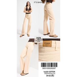 Джинси жіночі 2478-6-57 beige р.34-42 "Ruxa" недорого оптом від прямого постачальника
