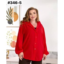 Сорочка жіноча 346-5 red р.50-60 "ZLATA" недорого оптом від прямого постачальника