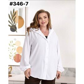 Сорочка жіноча 346-7 white р.50-60 "ZLATA" недорого оптом від прямого постачальника