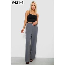 Жіночі штани 421-4 grey р.44-50 "ZLATA" недорого оптом від прямого постачальника