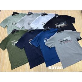 Футболка чоловіча NW1851 l.grey р.3XL-6XL "Navas" недорого оптом від прямого постачальника
