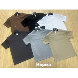 Футболка чоловіча NW1882 brown р.L-3XL "Navas" недорого оптом від прямого постачальника