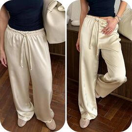 Штани жіночі літні 245 l.beige р.42-48 "VALENTINA" недорого оптом від прямого постачальника