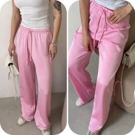 Штани жіночі літні 245 pink р.42-48 "VALENTINA" недорого оптом від прямого постачальника