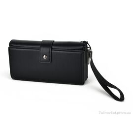 Гаманець чоловічий 936-5 black 10*20*4 см, "GLAMORTA" недорого оптом від прямого постачальника