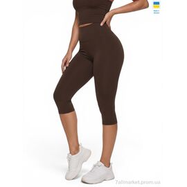 Капрі жіночі Літо 573 шоколад (4 шт. р.сіткаS-XL) "Sport style" недорого оптом від прямого постачальника