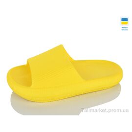 Шльопанці дитячі літні Літо N023 жовтий (6 пар р.30-35) "Lot Shoes" недорого оптом від прямого постачальника