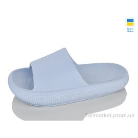 Шльопанці дитячі літні Літо N023 блакитний (6 пар р.30-35) "Lot Shoes" недорого оптом від прямого постачальника
