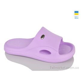 Шльопанці жіночі полегшені Літо N258 бузок (8 пар р.37-41) "Lot Shoes" недорого оптом від прямого постачальника