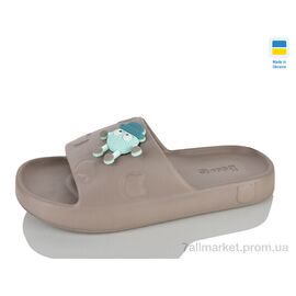 Шльопанці жіночі полегшені Літо N109 мокко (8 пар р.37-41) "Lot Shoes" недорого оптом від прямого постачальника